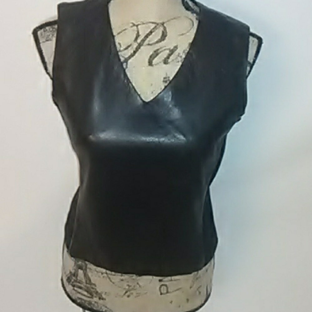 Banana Republic Genuine Leather Top
